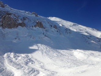 Natural Avalanche Tepee Basin Southern Madison Range - 1/16/14